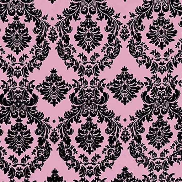 Velvet Damask Polyester Taffeta Fabric, All Colors - Picture 13 of 16